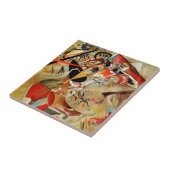 Kandinsky Composition Abstract schilderen Tegeltje (Zijkant)