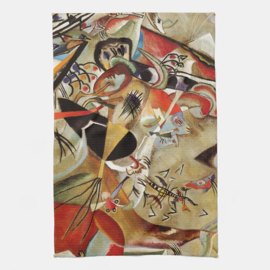 Kandinsky Composition Abstract schilderen Theedoek (Verticaal)