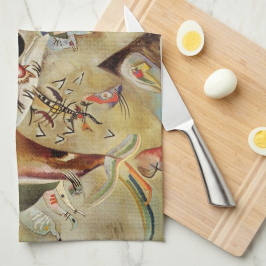 Kandinsky Composition Abstract schilderen Theedoek (Quarter Fold)