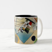 Kandinsky Composition Abstract schilderen Tweekleurige Koffiemok (Voorkant rechts)