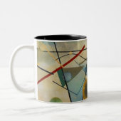 Kandinsky Composition Abstract schilderen Tweekleurige Koffiemok (Links)