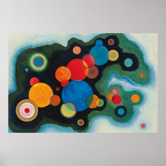 Kandinsky Composition Deeped Impulse Painse Art Poster (Voorkant)