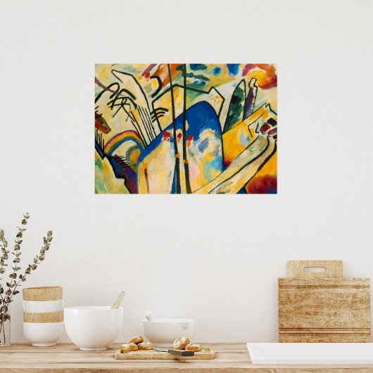Kandinsky Composition IV Painting Art Poster (Keuken)