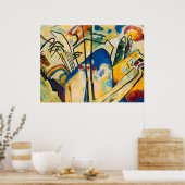 Kandinsky Composition IV Schilderij Kunst Poster (Keuken)