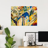 Kandinsky Composition IV Schilderij Kunst Poster (Thuiskantoor)