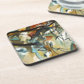 Kandinsky Composition V Abstract schilderen Bier Onderzetter (Linkerzijde)