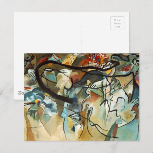 Kandinsky Composition V Abstract schilderen Briefkaart (Voorkant / Achterkant)