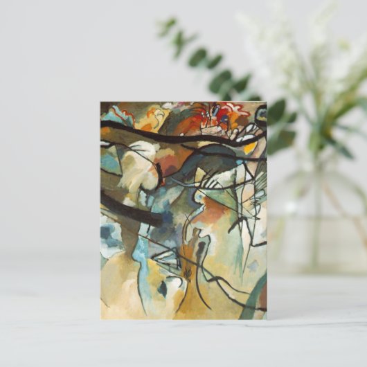 Kandinsky Composition V Abstract schilderen Briefkaart (Staand voorkant)