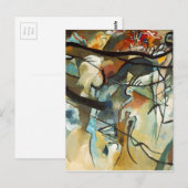 Kandinsky Composition V Abstract schilderen Briefkaart (Voorkant / Achterkant)