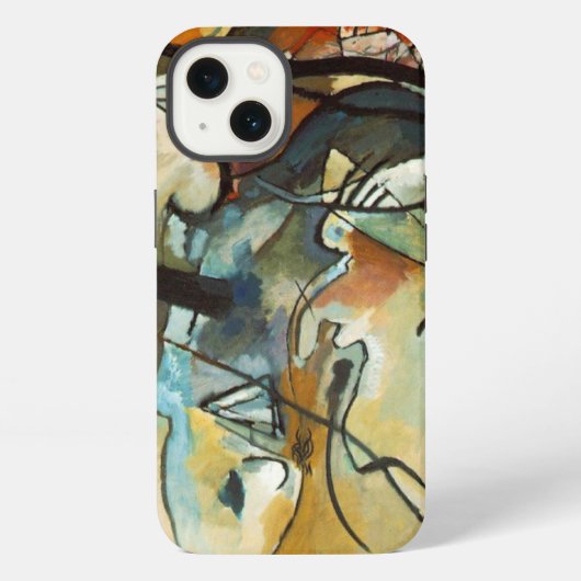 Kandinsky Composition V Abstract schilderen iPhone Hoesje (Achterkant)