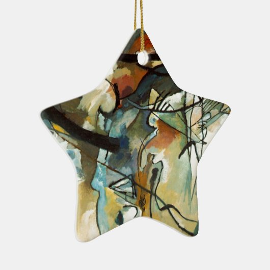 Kandinsky Composition V Abstract schilderen Keramisch Ornament (Rechts)