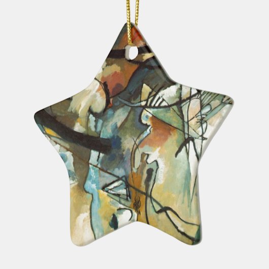 Kandinsky Composition V Abstract schilderen Keramisch Ornament (Links)
