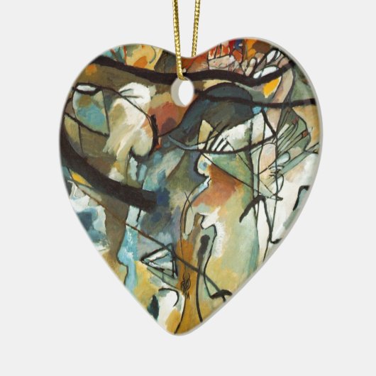 Kandinsky Composition V Abstract schilderen Keramisch Ornament (Links)