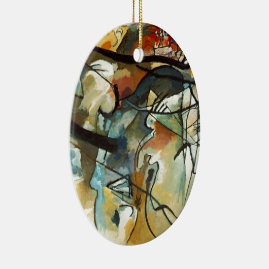 Kandinsky Composition V Abstract schilderen Keramisch Ornament (Rechts)