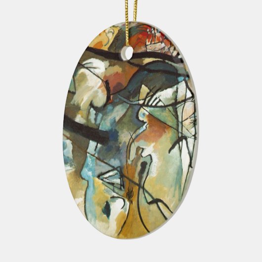 Kandinsky Composition V Abstract schilderen Keramisch Ornament (Links)