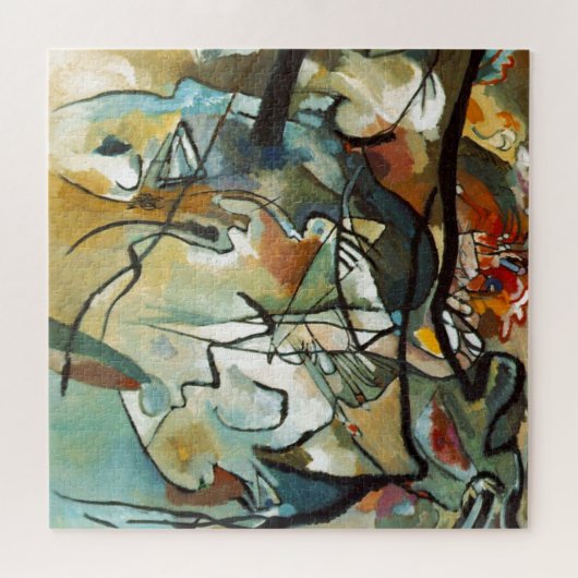 Kandinsky Composition V Abstract schilderen Legpuzzel (Horizontaal)