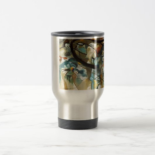 Kandinsky Composition V Abstract schilderen Reisbeker (Center)