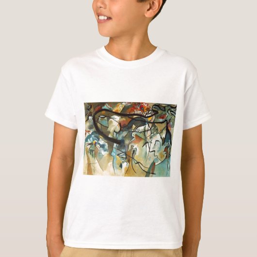 Kandinsky Composition V Abstract schilderen T-shirt (Voorkant)