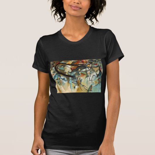 Kandinsky Composition V Abstract schilderen T-shirt (Voorkant)