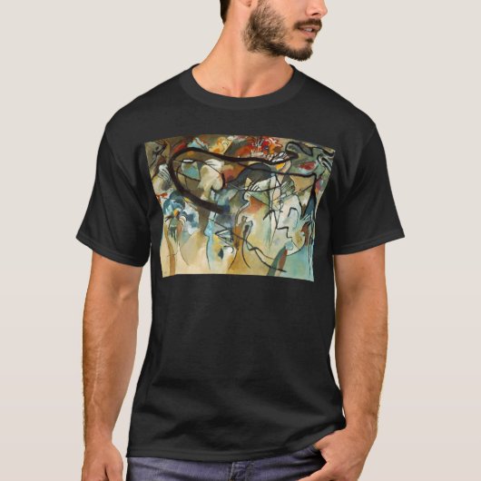 Kandinsky Composition V Abstract schilderen T-shirt (Voorkant)