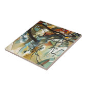 Kandinsky Composition V Abstract schilderen Tegeltje (Zijkant)