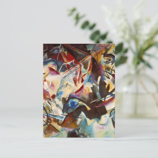 Kandinsky Composition VI Abstract schilderen Briefkaart (Staand voorkant)