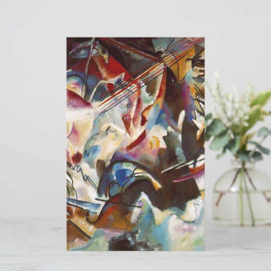 Kandinsky Composition VI Abstract schilderen Briefpapier (Staand voorkant)