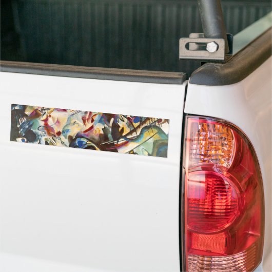 Kandinsky Composition VI Abstract schilderen Bumpersticker (Op Truck)