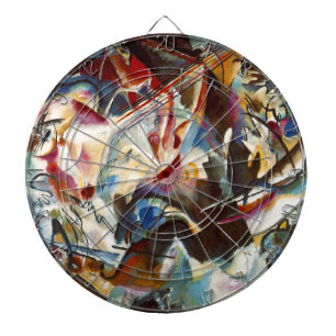 Kandinsky Composition VI Abstract schilderen Dartbord