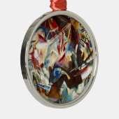 Kandinsky Composition VI Abstract schilderen Metalen Ornament (Rechts)
