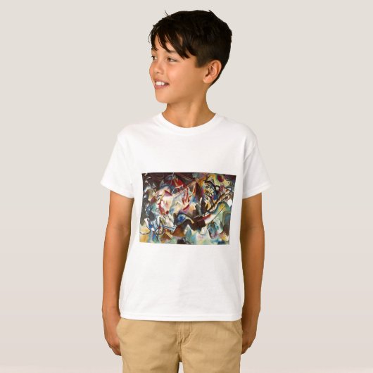 Kandinsky Composition VI Abstract schilderen T-shirt (Voorkant volledig)