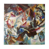 Kandinsky Composition VI Abstract schilderen Tegeltje (Voorkant)