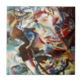 Kandinsky Composition VI Abstract schilderen Tegeltje (Voorkant)