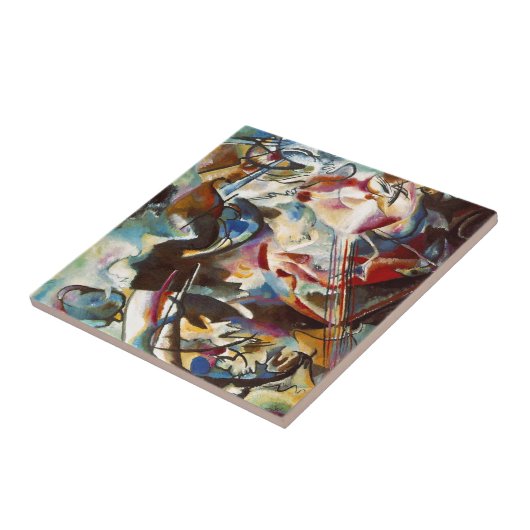 Kandinsky Composition VI Abstract schilderen Tegeltje (Zijkant)