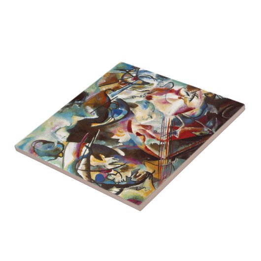 Kandinsky Composition VI Abstract schilderen Tegeltje (Zijkant)