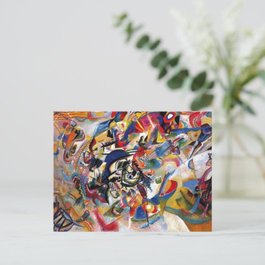 Kandinsky Composition VII Abstract schilderen Briefkaart (Staand voorkant)