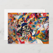 Kandinsky Composition VII Abstract schilderen Briefkaart (Voorkant / Achterkant)