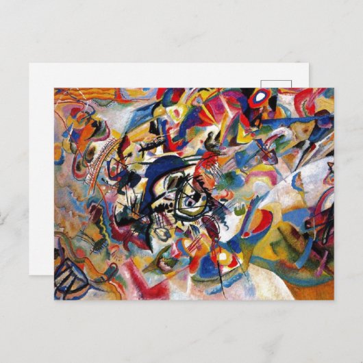 Kandinsky Composition VII Abstract schilderen Briefkaart (Voorkant / Achterkant)