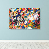 Kandinsky Composition VII Abstract schilderen Canvas Afdruk (Insitu (Houten vloer))