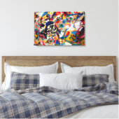 Kandinsky Composition VII Abstract schilderen Canvas Afdruk (Insitu (Slaapkamer))