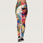 Kandinsky Composition VII Abstract schilderen Leggings (Achterkant)