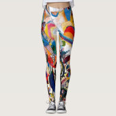 Kandinsky Composition VII Abstract schilderen Leggings (Voorkant)