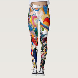 Kandinsky Composition VII Abstract schilderen Leggings