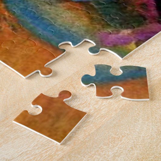 Kandinsky Composition VII Abstract schilderen Legpuzzel (Zijkant)