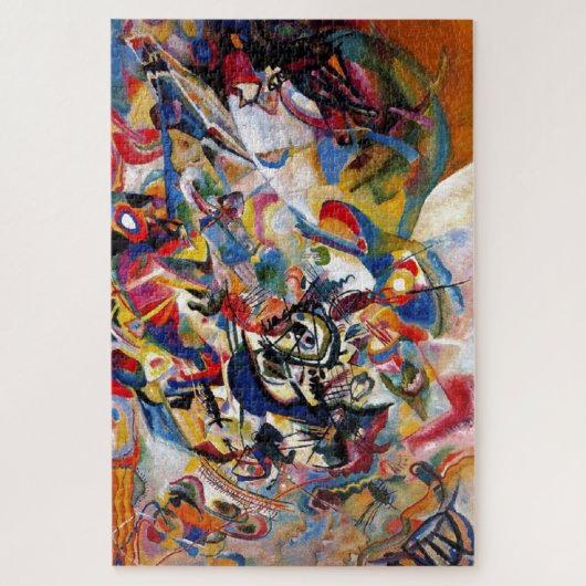 Kandinsky Composition VII Abstract schilderen Legpuzzel (Verticaal)