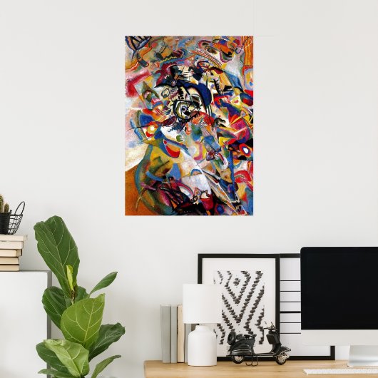 Kandinsky Composition VII Abstract schilderen Poster (Thuiskantoor)