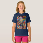 Kandinsky Composition VII Abstract schilderen T-shirt (Voorkant volledig)
