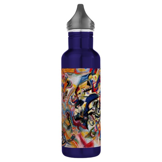 Kandinsky Composition VII Abstract schilderen Waterfles (Links)