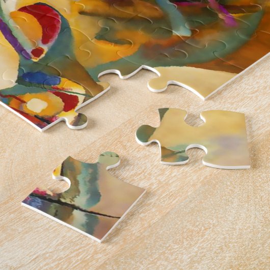 Kandinsky "Composition VII" Puzzle Legpuzzel (Zijkant)