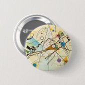 Kandinsky Composition VIII Button (Voorkant /achterkant)